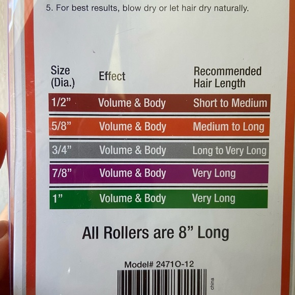 flexible curling rods - Picture 3 of 3